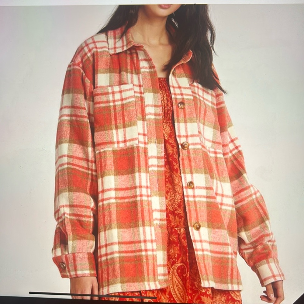 NWT Women’s Charlie Holiday Preston Shacket Size XL MSRP $139